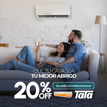 Equipá tu casa con 20% OFF en Tata y MultiAhorro