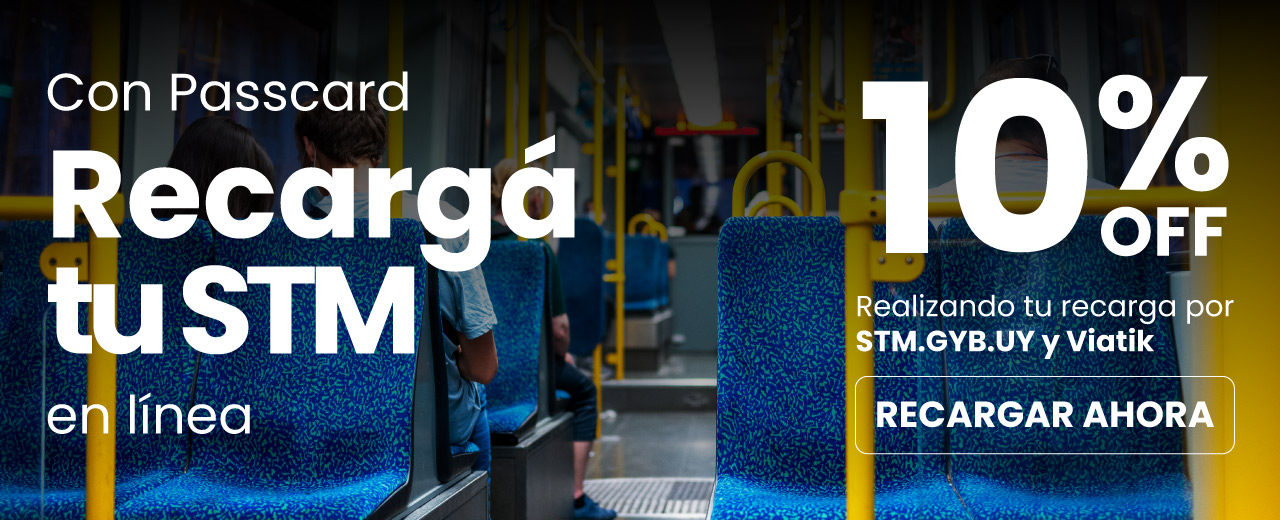 10%OFF en tu recarga STM con Passcard