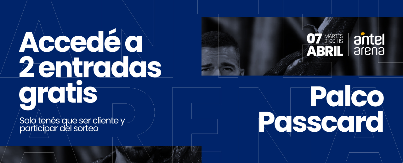 Llega el espectáculo del año y lo disfrutás con Passcard